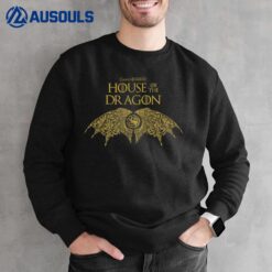House of the Dragon Targaryen Crest Gold Wings Sweatshirt