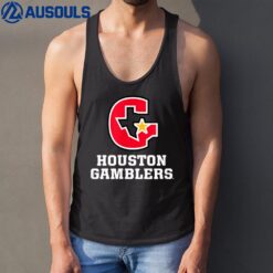 Houston Gamblers Logo Tank Top