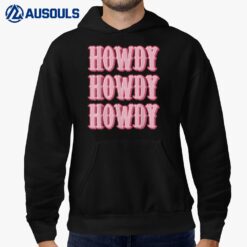 Howdy Rodeo Women's Western Country Nashville Cowboy Cowgirl Hoodie