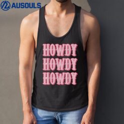 Howdy Rodeo Women's Western Country Nashville Cowboy Cowgirl Tank Top