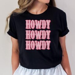 Howdy Rodeo Women's Western Country Nashville Cowboy Cowgirl T-Shirt