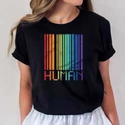 Human Barcode Flag LGBT Gay Pride Month Transgender T-Shirt
