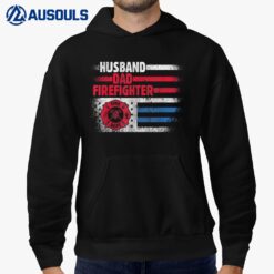 Funny Dad Firefighter America Flag T-Shirt