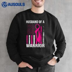 Husband Of A Warrior Breast Cancer Awareness Support Squad Sweatshirt
