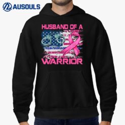 Husband Of A Warrior Breast Cancer Support Police Hoodie
