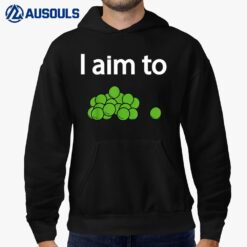 I Aim To Peas Funny Peas Hoodie