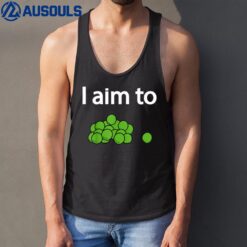 I Aim To Peas Funny Peas Tank Top