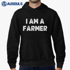 I Am A Farmer Halloween I'm Simple Costume Easy Hoodie