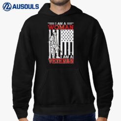 I Am A Woman - I Am A Veteran Hoodie