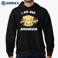 I Am Not Ameowsed Angry Cat Meowy Cat Hoodie
