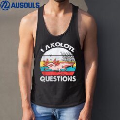 I Axolotl Questions Vintage Axolotl Gift Kids Boys Girls Tank Top