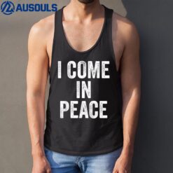 I COME IN PEACE - I'M PEACE Funny Couple's Matching Tank Top