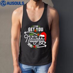 I Can Get You On Santa Naughty List Funny Christmas Tank Top