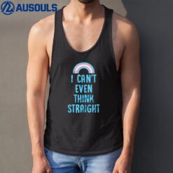 I Can't Even Think Straight Cute Transgender Tank Top
