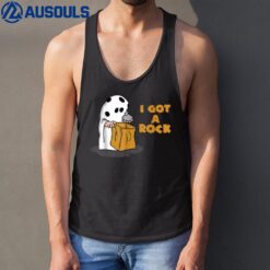 I Got A Rock Funny Halloween Trick Or Treat Ghost Tank Top