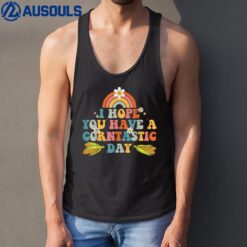 I Hope You Have A Corntastic Day It's Corn Funny Food Tank Top