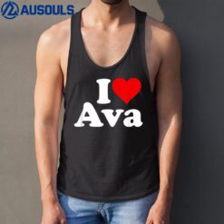 I Love Heart Ava Tank Top