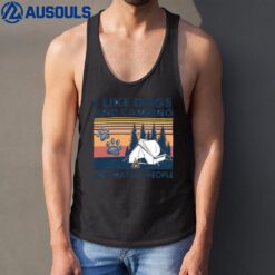 I Like Dog And Camping And May Be 3 People Tank Top