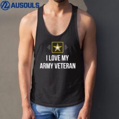 I Love My Army Veteran Tank Top