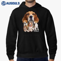 I Love My Beagle  Dog Themed Funny Beagle Lover Hoodie