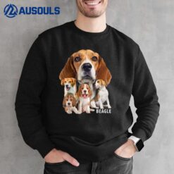 I Love My Beagle  Dog Themed Funny Beagle Lover Sweatshirt