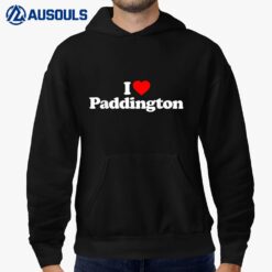 I Love Paddington Heart Graphic @ Funny Hoodie