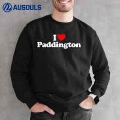 I Love Paddington Heart Graphic @ Funny Sweatshirt