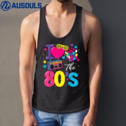 I Love The 80s 80's Party Retro Men Women Kids Tank Top