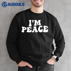 I Come In Peace Funny Couple's Matching Sweatshirt