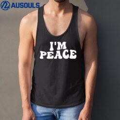 I Come In Peace Funny Couple's Matching Tank Top