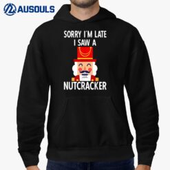 I Saw A Nutcracker Funny Christmas Nutcracker Kids Hoodie