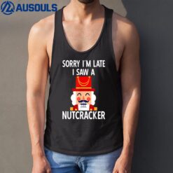 I Saw A Nutcracker Funny Christmas Nutcracker Kids Tank Top