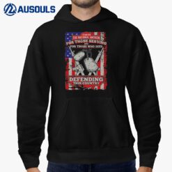 I Stand For The National Anthem  Military Veterans Hoodie