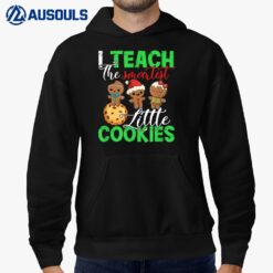 I Teach The Smartest Cookies Funny Christmas Pajama Teacher Hoodie