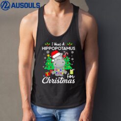 I Want A Hippopotamus For Christmas Party Boys Girls Tank Top