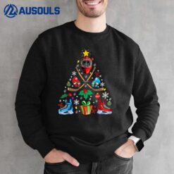 Ice Hockey Christmas Ornament Tree Funny Xmas Gift Boys Sweatshirt