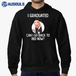 I Graduated Can I Go Back To Ved now Sloth Bachelor Abi Hoodie