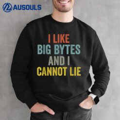 I Like Big Bytes And I Cannot Lie For Programmers Developer Sweatshirt