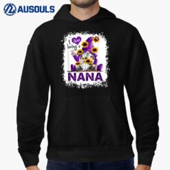 I love being a nana purple gnome Hoodie