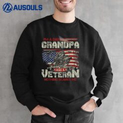 I'm A Dad Grandpa And A Veteran Nothing Scares Me Grandpa Ver 1 Sweatshirt