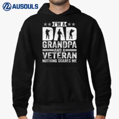 I'm A Dad Grandpa T  Veteran Father's Day Hoodie