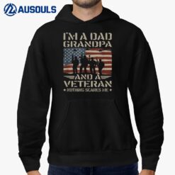 I'm A Dad Grandpa  Veteran Father Military Hoodie