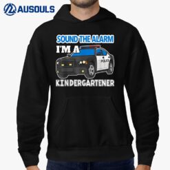 I'm A Kindergartener Police Car Kindergarten Back To School Hoodie