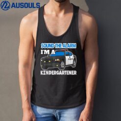 I'm A Kindergartener Police Car Kindergarten Back To School Tank Top