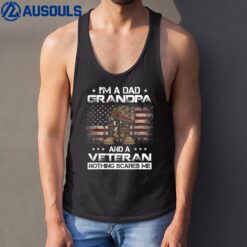 I'm Dad Grandpa And A Veteran Proud US Grandpa Dad Veteran Tank Top