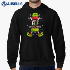 I'm Not An Elf Elf Matching Family Group Christmas Party Hoodie