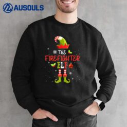I'm The Firefighter Elf Hat Christmas Firefighter Lover Sweatshirt