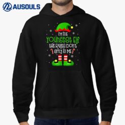 I'm The Youngest Elf Family Matching Funny Christmas Hoodie