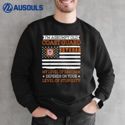 I'm a Grumpy Old Coast Guard Veteran Veteran Sweatshirt