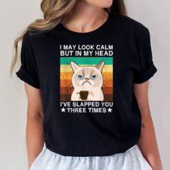 I May Look Calm But In My Head I've Slapped You 3 Times T-Shirt